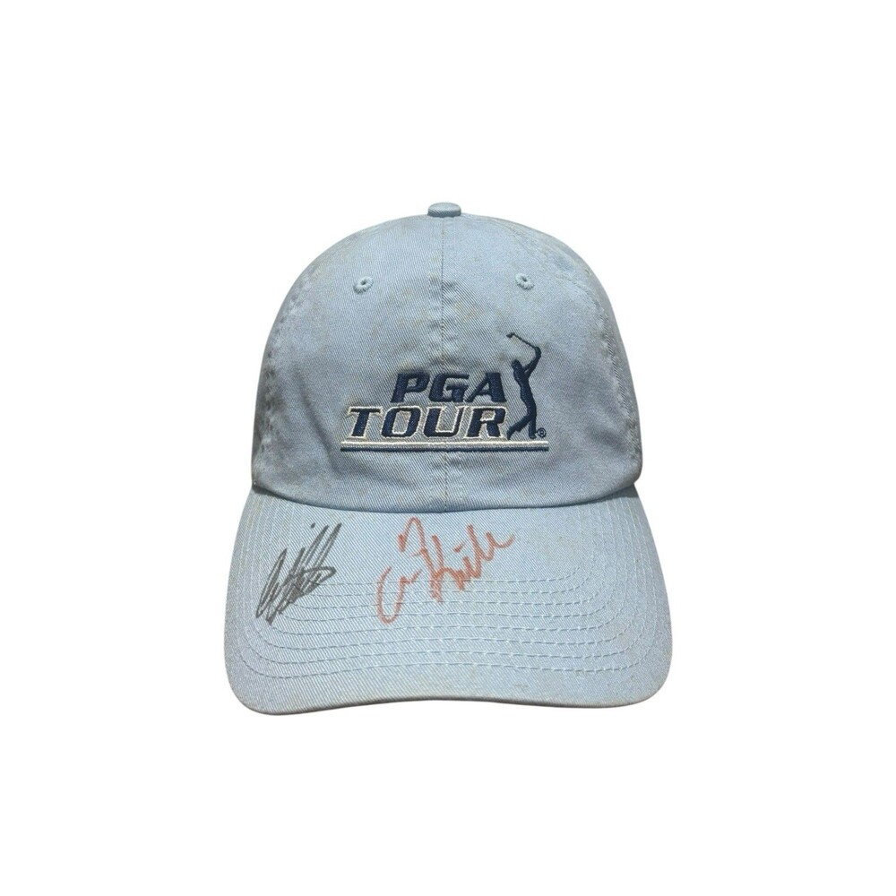 PGA Tour ‘The Game’ Golf Hat, Will Zalatoris & Tom Kite Signed RARE